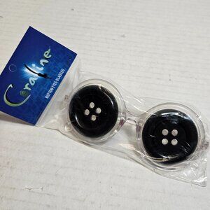 Caroline Button Eyes Glasses Dress Up Party Costume Accessories 14+ Movie 2021